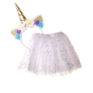 Két részes unikornis jelmez 3-6 éves gyerekeknek - fehér (BBI-7211) - Image 7