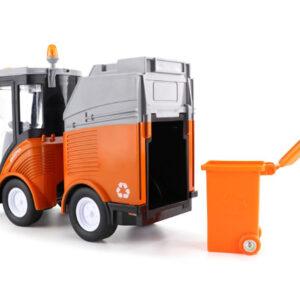 Elemes játék utcaseprő és szemétszállító autó kukával, hang- és fényhatásokkal - 1:16 méretarányú (BBJ) - Image 3