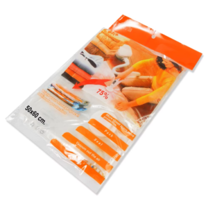 Többször felhasználható vákuumzsák ágyneműk és ruhák praktikus tárolására - 50 x 60 cm (BBL) (SB) - Image 4