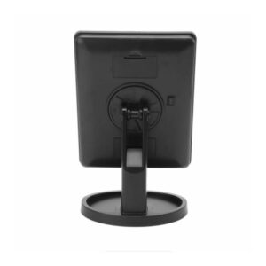 180°-ban forgatható, érintésvezérelt asztali sminktükör 16 LED-del - fekete (BBV) - Image 10