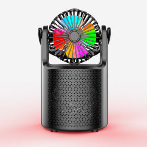 ZQS-1440 Bluetooth hangszóró 1500mAh akkumulátorral és RBG fényekkel a nyári bulikhoz - 2in1 hangszóró és mini ventilátor (BBV) - Image 3