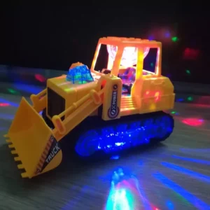 Party markoló - lánctalpas, zenélő játék munkagép fényjátékkal és diszkógömbbel gyerekeknek - Engineering truck (BBLPJ) - Image 4