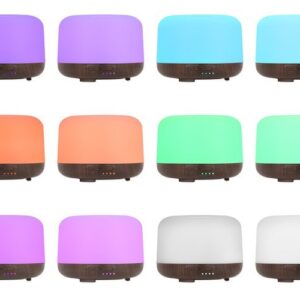 Aroma Mágus - LED aromaterápiás párologtató/diffúzor távirányítóval 300ML (BBV) - Image 6