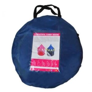 Kék színű varázskastély játszósátor - hordozható, kültérre, beltérre,135x105cm (BBJ) - Image 11