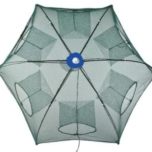 Automatikusan kinyíló, strapabíró csalihal illetve törpeharcsa csapda sűrűn fonott hálóból - 90 x 90 x 35 cm (BBL) - Image 10