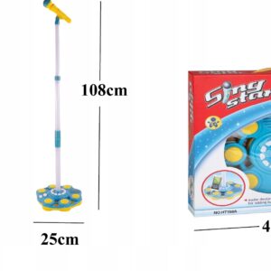 SING STAR LED mp3 játék mikrofon - kék (FX) (BBJ) - Image 3