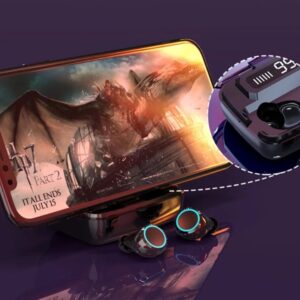 M11 vezeték nélküli vízálló Bluetooth fülhallgató LED kijelzővel és mikrofonnal (BBD) (BBV) - Image 5