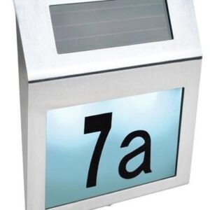 Napelemes LED házszámtábla -  automatikus világítás és könnyű felszerelés a tökéletes láthatóságért (BBL) - Image 4