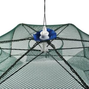 Automatikusan kinyíló, strapabíró csalihal illetve törpeharcsa csapda sűrűn fonott hálóból - 90 x 90 x 35 cm (BBL) - Image 5