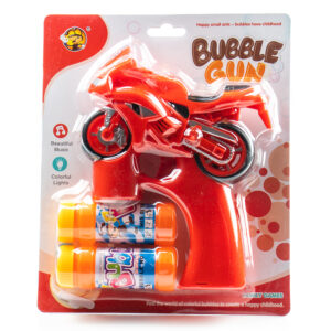 Motoros automata buborékfújó játék pisztoly - LED party kellék, világít (BBJ) - Image 10