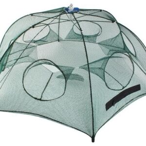 Automatikusan kinyíló, strapabíró csalihal illetve törpeharcsa csapda sűrűn fonott hálóból - 90 x 90 x 35 cm (BBL) - Image 9