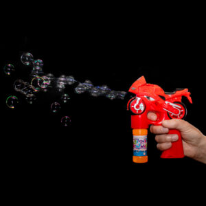 Motoros automata buborékfújó játék pisztoly - LED party kellék, világít (BBJ) - Image 5