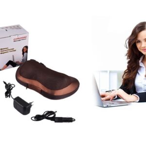 Keringésjavító elektromos masszázspárna 8 masszázsfejjel - masszírozó és relaxáló móddal nyak-, derék- és lábmasszázshoz (BBM) (BBV) - Image 7