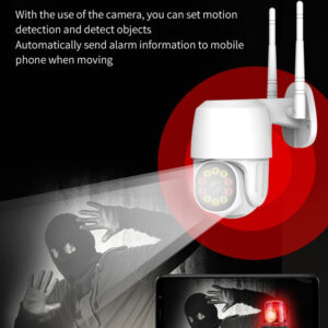 Vízálló smart wifi IP kamera kül-, és beltérre - 320 fokban elforgatható (BBV) - Image 8