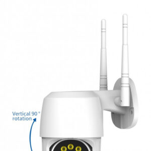 Vízálló smart wifi IP kamera kül-, és beltérre - 320 fokban elforgatható (BBV) - Image 3