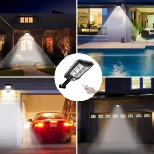 Worthair WA22-03 - távirányítóval vezérelhető kültéri falilámpa mozgásérzékelővel és nagy fényerővel - 180 W (BBV) - Image 3