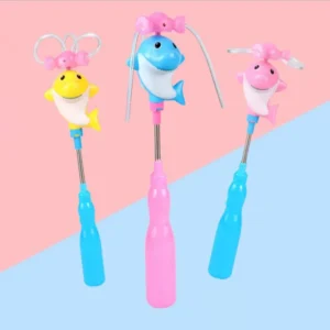 Mágikus forgó és világító állatfigura rugós pálcán - koncentráció fejlesztő játék gyerekeknek (BBJ) - Image 6