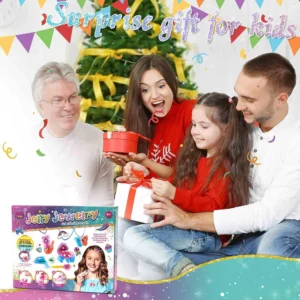 Zselés formaöntő szett gyerekeknek - készíts csillámos kulcstartókat, medálokat, hajcsatokat (BBJ) - Image 4