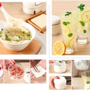 Hordozható kézi aprítógép - mechanikus mini fokhagyma daráló húzózsinórral (BBM) - Image 5