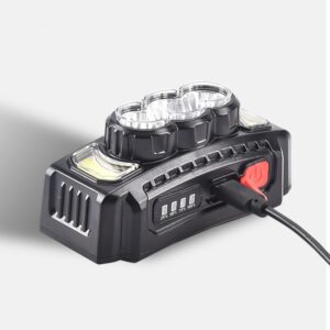 HX-810S fejlámpa 5 extra erős LED-del és 7 világítási móddal (BBD) (BBL) - Image 4