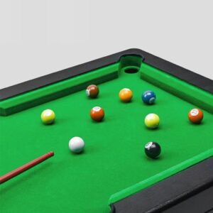 Mini biliárd asztal gyerekeknek - 15 golyóval és 2 dákóval - 47 x 27 x 13 cm (BBMJ) (BBLPJ) - Image 6