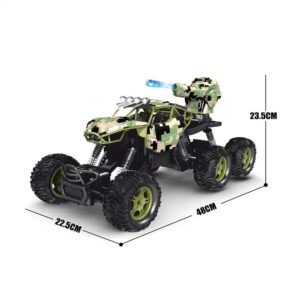 1:8 méretarányú harci terepjáró - vízibomba kilövővel és 2.4 Ghz távirányítóval - 53 x 26 x 25 cm (BBJ) - Image 4