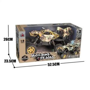 1:8 méretarányú harci terepjáró - vízibomba kilövővel és 2.4 Ghz távirányítóval - 53 x 26 x 25 cm (BBJ) - Image 3