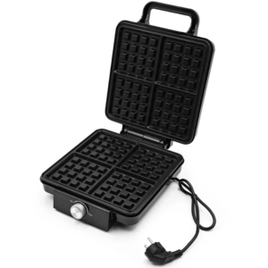 Tapadásmentes gofrisütő beépített jelzőfénnyel, 1500W - családi reggelikhez, desszertekhez (BBV) - Image 3