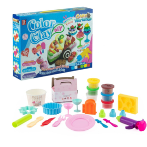 Kreatív játék gyurma tortaműhely színes gyurmákkal (BBLPJ) - Image 4