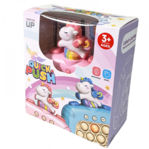 Unikornisos elektromos pop it játék hanghatásokkal - elemes, nyomkodható, készségfejlesztő játék (BBMJ) - Image 3