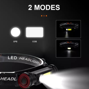 Akkumulátoros fejlámpa erős led világítással és beépített mágnessel (BBV) - Image 3