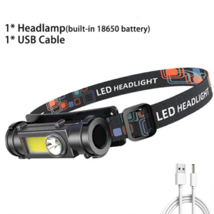 Akkumulátoros fejlámpa erős led világítással és beépített mágnessel (BBV) - Image 7