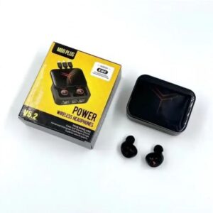 M88 vezeték nélküli Bluetooth fülhallgató LCD kijelzővel és beépített powerbank 3 féle kábellel 2000mAh  (BBV) - Image 8