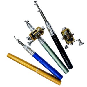 Toll alakúra összecsukható mini horgászbot – zsebpeca orsóval, damillal (BBHR) - Image 4