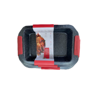 RL-MM3 3 részes tapadásmentes, könnyen tisztítható, márvány bevonatos tepsi készlet - levehető, hőálló, szilikon fogantyúkkal (BBA) - Image 4