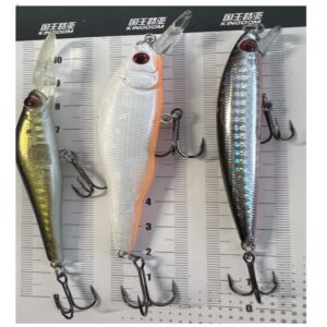 Golyókkal ellátott 3 különböző méretű wobbler csalihal szett (BBJH) - Image 4