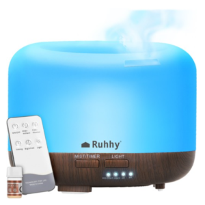 Aroma Mágus - LED aromaterápiás párologtató/diffúzor távirányítóval 300ML (BBV) - Image 3