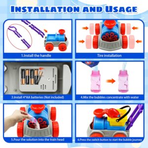 Buborék vonat - zenélő buburékfújó vonat gyerekeknek homokozó készlettel (BBMJ) - Image 5