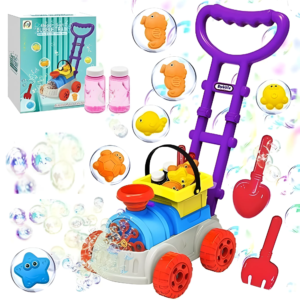 Buborék vonat - zenélő buburékfújó vonat gyerekeknek homokozó készlettel (BBMJ) - Image 11