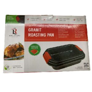 RL-MM3 3 részes tapadásmentes, könnyen tisztítható, márvány bevonatos tepsi készlet - levehető, hőálló, szilikon fogantyúkkal (BBA) - Image 5