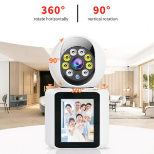 Intelligens vezeték nélküli Wifi HD kamera beépített kijelzővel (BBV) - Image 12