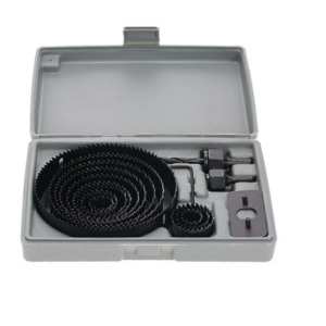 16 részes lyukfűrész készlet műanyag bőröndben – fához, fémhez, műanyaghoz – 19-127mm (BBL) - Image 4