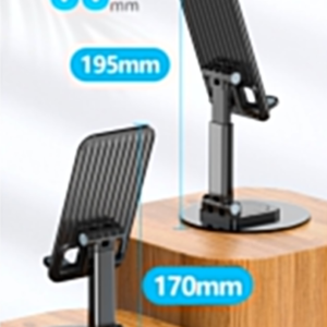 Asztali többfunkciós 360 fokban forgatható fém tablet vagy telefontartó (BBV) - Image 4