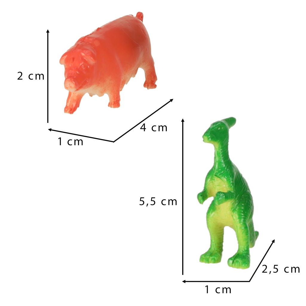 Állat figurák mix készlet – 48 különböző figura, négy állatcsoporttal (BBI-5844) 2