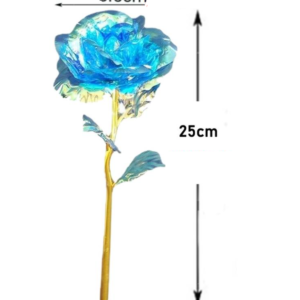 Aranyozott LED-es üveghatású örök rózsa díszdobozban - kiváló ajándék minden alkalomra! (BBV) - Image 17