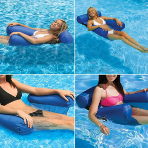 Felfújható kényelmes vízi lebegő pihenő fotel kartámasszal (BBV) - Image 4