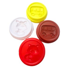 Gyurma gofri készítő játék - színes gyurmákkal és formákkal kiegészítő készlet (BBLPJ) - Image 5