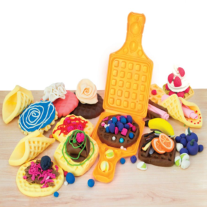 Gyurma gofri készítő játék - színes gyurmákkal és formákkal kiegészítő készlet (BBLPJ) - Image 9