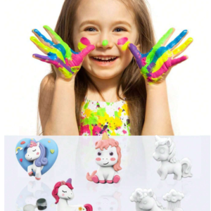 Hozd létre saját varázslatos egyszarvú unikornisodat ezzel a különleges gipsz kifestő foglakoztató játékkal! (BBMJ) - Image 5