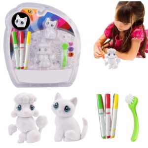 Kreatív színezhető firka plüss többszőr színezhető kisállatok - mosd meg és színezd újra! (BBMJ) - Image 9